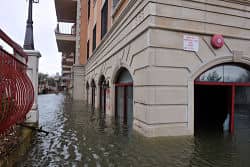 Hurricane Sandy building