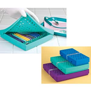 Silicone Instrument Holder for Cassettes with Detachable Lid 10 1/2