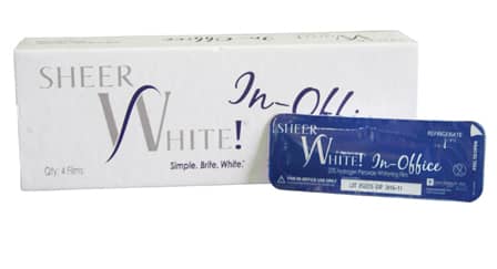 Sheer White! In-Office Teeth Whitening Strips Now Available