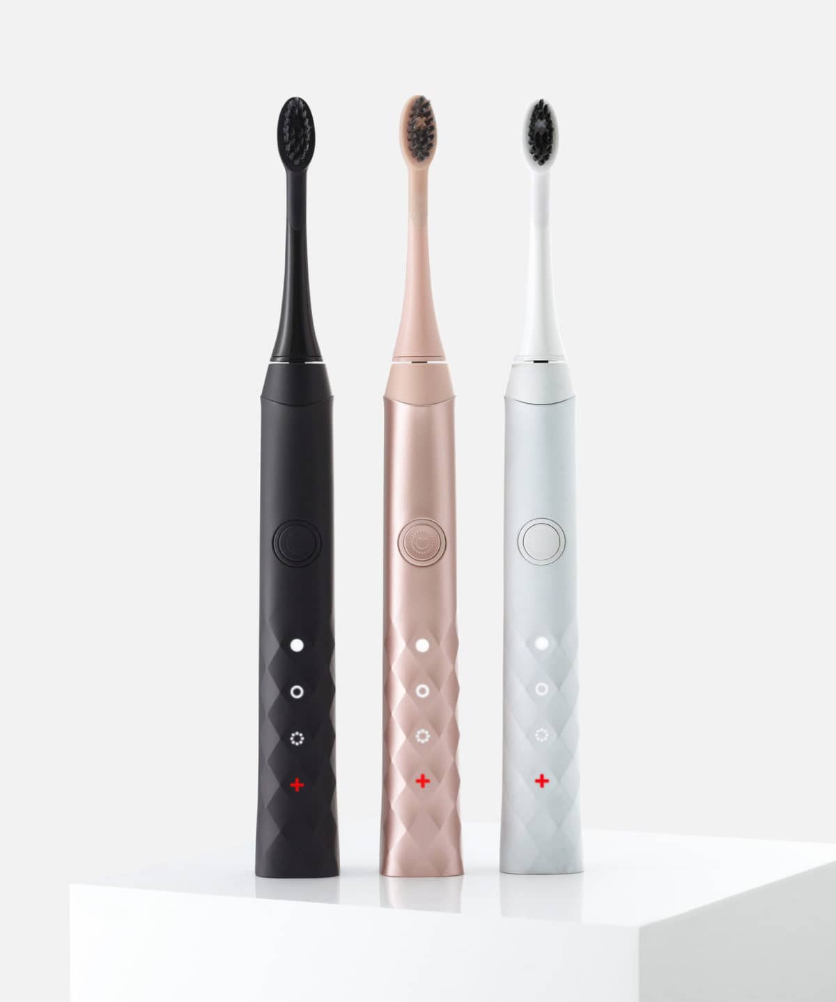 burst rose gold toothbrush