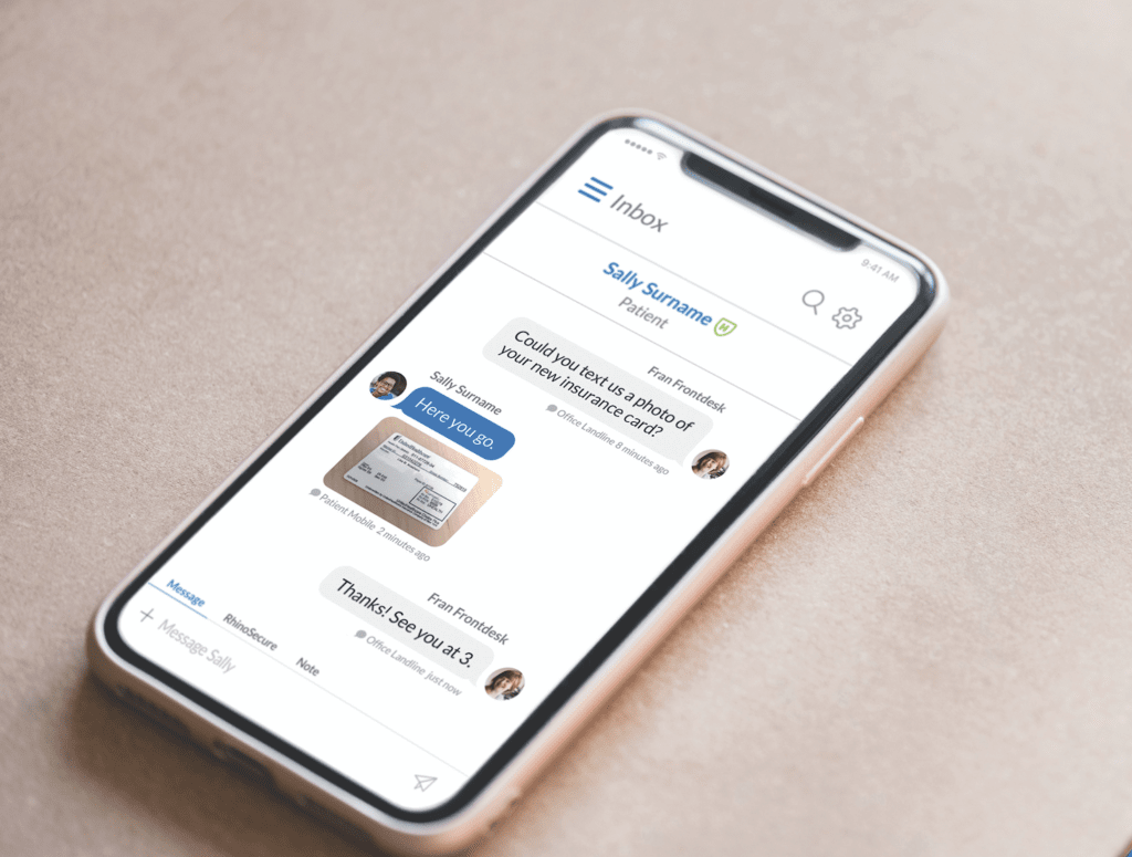 Try Texting, for Enhanced Patient Relations and a Speedier Business
