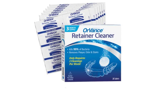 OrVance Launches Retainer and Aligner Cleaner Requiring Only Two Cleanings Per Week
