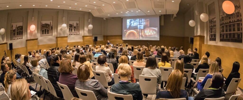 Dr John Bennett teaching in Moscow