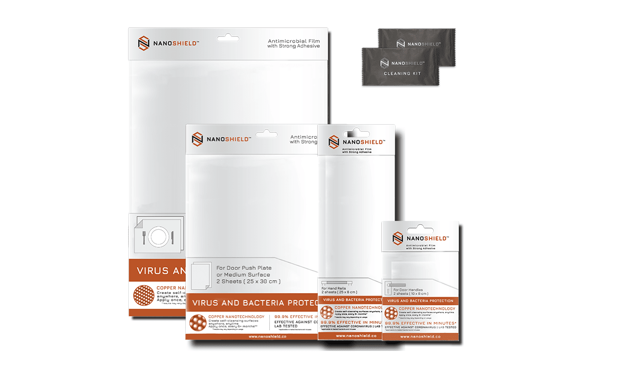 Copper Nanoshield Offers Protection from Bacteria and Viruses