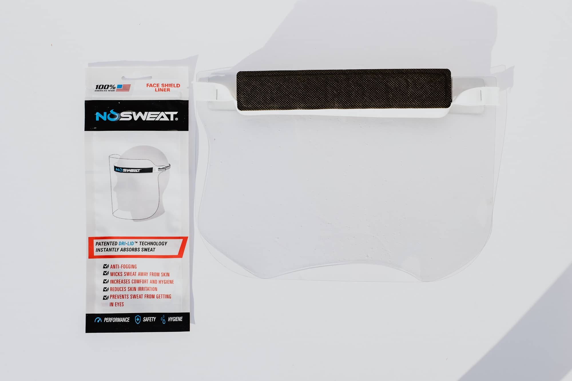 NoSweat Liners Keep Face Shields from Fogging Up Orthodontic Products