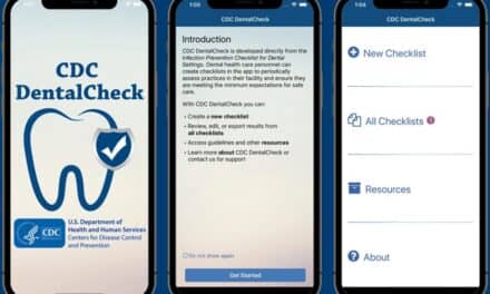 CDC DentalCheck App Includes Infection Control Requirements