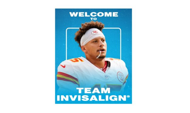 NFL Quarterback Patrick Mahomes Joins Invisalign Smile Squad
